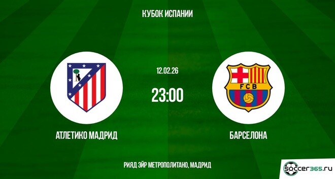 Атлетико Мадрид ― Барселона: превью