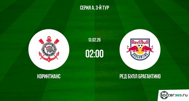 Коринтианс ― Ред Булл Брагантино: превью