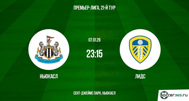 Ньюкасл ― Лидс Юнайтед: превью