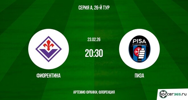 Фиорентина — Пиза: превью