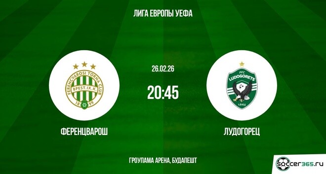 Ференцварош — Лудогорец: превью