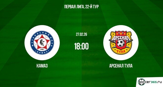 КАМАЗ — Арсенал Тула: превью