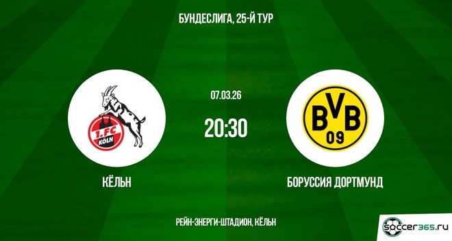 Кёльн – Боруссия Дортмунд: превью