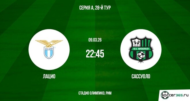 Лацио ― Сассуоло: превью