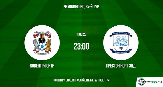 Ковентри Сити — Престон Норт Энд: превью