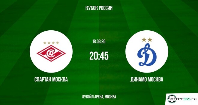 Спартак Москва ― Динамо Москва: превью