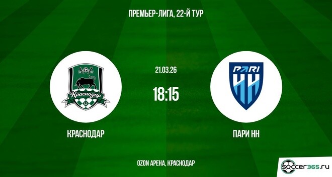 Краснодар ― Пари НН: превью