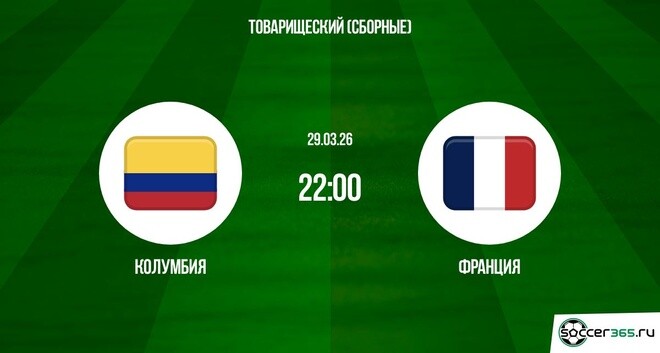 Колумбия ― Франция: превью