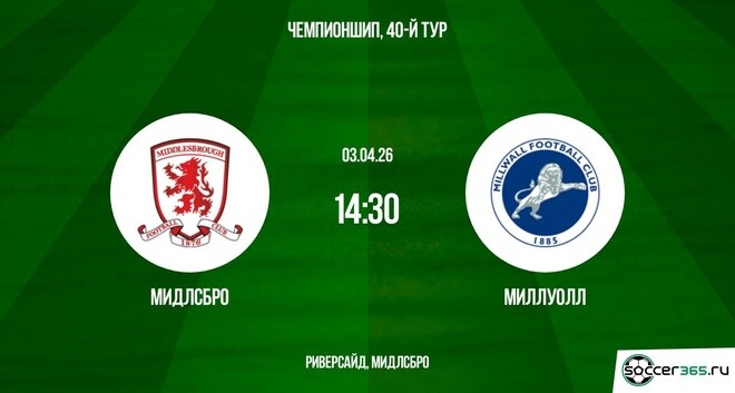 Мидлсбро — Миллуол: превью