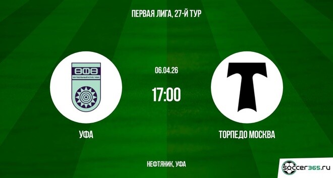 Уфа — Торпедо Москва: превью