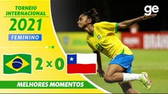 Brasil 4 x 0 Chile  Amistosos da Seleção Feminina: melhores momentos