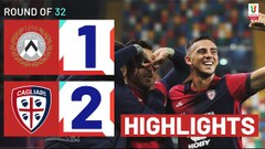Cagliari 3-2 Perugia, Goals and Highlights: 1st Knockout Round